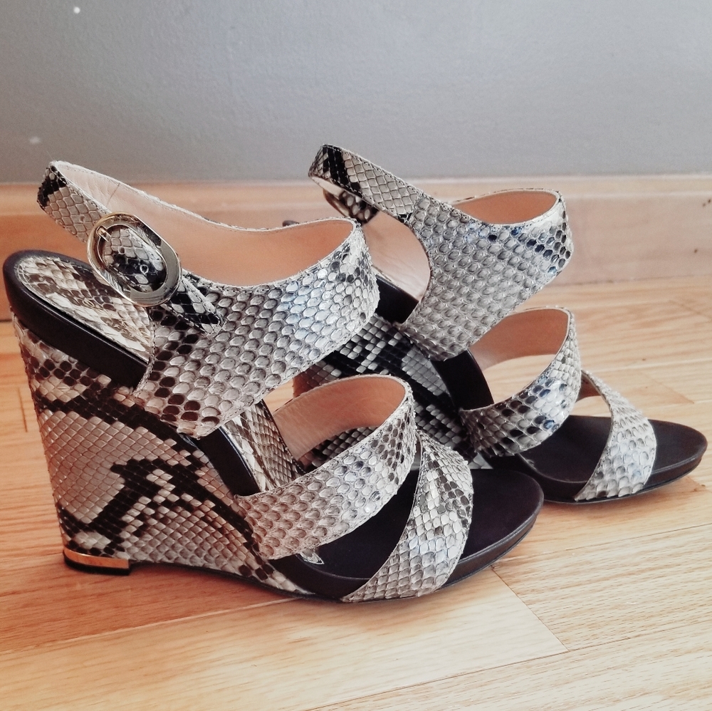 Sergio Rossi Python Sandals